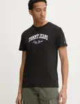 Хлопковая футболка Tommy Jeans, черный - фото 4