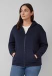 Толстовка s.Oliver Zip-up sweatshirt, Navy/Blue - фото