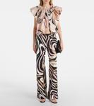 Эмилио 95 сандалии из замши с люверсами Pucci, Contour - фото 3