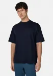 B tech b with s.cafè basic tshirt Boggi Milano, Navy Blue - фото