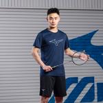 Мужская и женская одежда для бадминтона Mizuno, небесно-голубой - фото 8