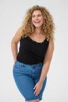 Топ KAFFE CURVE KCCarina, черный - фото 2