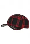 Кепка в клетку Flexfit, Blk/Red - фото 3