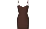 Платье-комбинация женское, какао Skims - фото