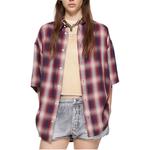 Рубашка с пуговицами Acne Studios, красный/синий - фото 5