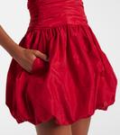 Мини-платье Loren со сборками Staud, Rouge - фото 5