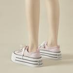 Женские низкие кеды из холста CARDANRO, розовые - фото 9