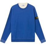 Свитшот с нашивкой компас STONE ISLAND, ярко-синий - фото