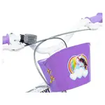 Детский велосипед Dinos 16В'' Unicorn Academy, белый - фото 3