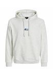 Худи Jack & Jones Hoodie, White Melange/Off-White - фото 5