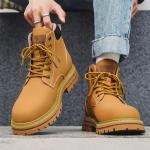 Мужские ботинки Cahhrrn X Martin Boot Men Beige Weishibangwei - фото 12