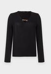 Топ Vero Moda VMMARRI V NECK, Black - фото 5