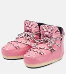 Ботинки с принтом банданы Full Moon Alanui, Pink Multicolor - фото 5