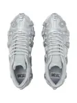 Сетчатые кроссовки Griffe с эффектом металлик DIESEL, серебряный - фото 3