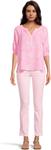 Топ Lilly Pulitzer Caprina Top, цвет Rousseau Pink Cool As Shell - фото 5