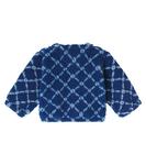 Детская клетчатая тедди-куртка Tinycottons, Flower - фото 2