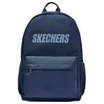 Рюкзак из ткани обычный унисекс темно-синий Skechers - фото 2