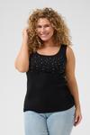 Топ KAFFE CURVE KCCarina, черный - фото 2