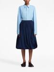 Юбка миди со складками Marni, синий - фото 2