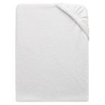 Простыня Zollner белый, 100/200 см - фото