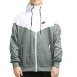 Nike Куртка WINDRUNNER мужская серая белая, Gray White - фото 5