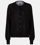 Кашемировый кардиган Battersea THE ROW, черный - фото