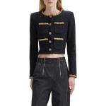 Self-portrait Женская куртка-селфи Jacket Mixed Black, Mixed Black - фото 4