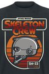 Футболка Star Wars Skeleton Crew - SM-33 Retro, черный - фото 2