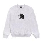 Топ Stussy Long Range Crew 'Ash Heather' - фото
