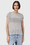 Блузка THEA Allsaints, серебряный - фото