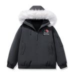 Hello Kitty Hello Kitty SS25 пуховик Unisex Sanrio, темно-серый - фото