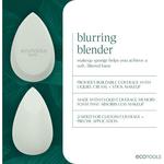 EcoTools Blurring Blender Makeup Sponge For Liquid & Cream Foundation Cloud Coverage Memory Foam Экологически чистый, не содержит латекса, не тестируется на животных и веганский, зеленый - фото 3