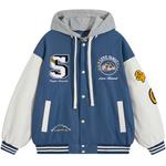 Бейсбольная куртка унисекс Crayon Shinchan, черный - фото 8