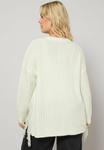 Джемпер Yours Clothing Jumper, Ivory/Off-White - фото 3