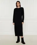 Шерстяное платье Liu Jo, черный - фото