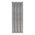 Штора с люверсами Gerster Gulaa, 140x245x1 см, серый - фото