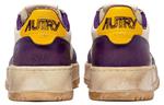 Кроссовки AUTRY Medalist Super Vintage Distressed, белый/фиолетовый - фото 4