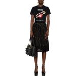 Футболка с принтом MOSCHINO, черный - фото 4