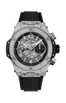 Часы Hublot Unico titanium pave 44 мм - фото