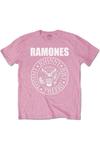 Футболка Ramones Presidential Seal, розовый - фото