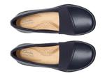 Слипоны Clarks Kaetlyn Rhea Slip-On, Navy Leather - фото 4