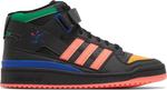 Кроссовки Adidas Forum Mid 'Black Multi', черный - фото 2