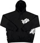 Толстовка Supreme Old English Wrap Hooded Sweatshirt 'Black', черный - фото
