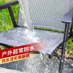 Комплект садовой мебели Green Water: 4 стула, стол квадратный, 105 см, зонт, прозрачный/красный (№14) - фото 5