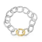 Браслет Tous Hav Two-tone, серебро/позолоченное серебро - фото