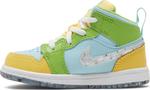 Кроссовки Air Jordan 1 Mid SE TD 'Recycled Grind', синий - фото 3