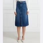 Джинсовая юбка Twin-Set, синий - фото