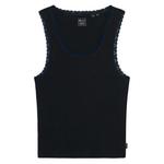 Футболка Superdry Vintage Lace Trim , синий - фото