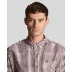 Рубашка Lyle & Scott Gingham, фиолетовый - фото 4