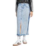 Джинсовое платье женское светло-голубое Adidas - фото 2